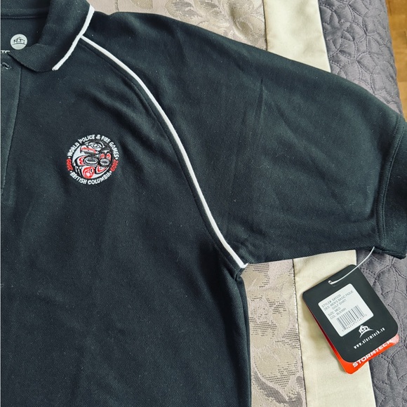2009 World Police & Fire Games - Commemorative Stormtech Men’s M Polo NWT - Picture 2 of 13